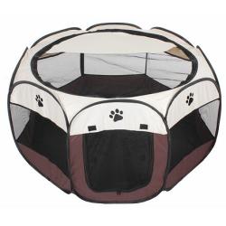Merco Pet Octagonal ohrádka pro psy hnědá