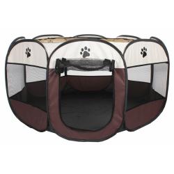 Merco Pet Octagonal ohrádka pro psy hnědá