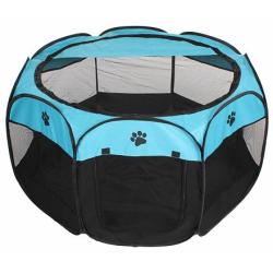 Merco Pet Octagonal ohrádka pro psy modrá-černá