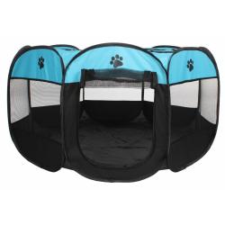 Merco Pet Octagonal ohrádka pro psy modrá-černá
