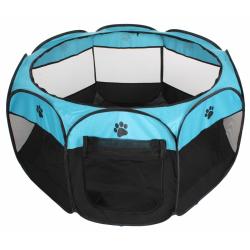 Merco Pet Octagonal ohrádka pro psy modrá-černá
