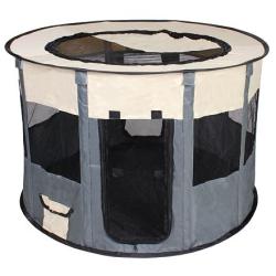 Merco Pet Round ohrádka pro psy šedá