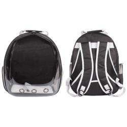 Merco Petbag Transparent batoh na mazlíčky černá