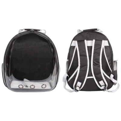 Merco Petbag Transparent batoh na mazlíčky černá