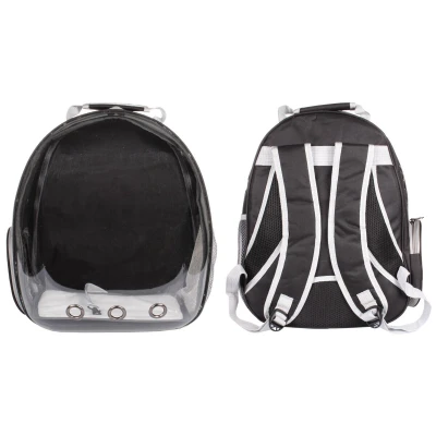 Merco Petbag Transparent batoh na mazlíčky černá