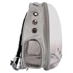 Merco Petbag Transparent batoh na mazlíčky šedá