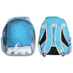 Merco Petbag Transparent batoh na mazlíčky sv. modrá