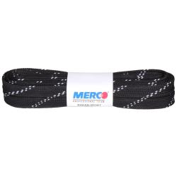 Merco PHW-10 šnúrky do korčúľ voskované čierna