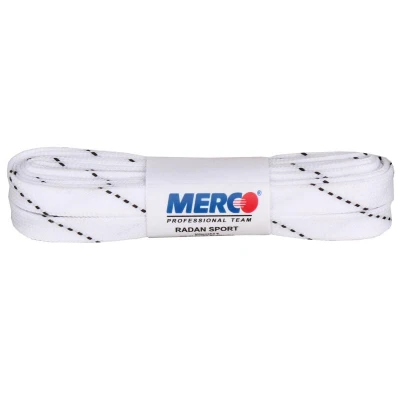 Merco PHW-12 tkaničky do bruslí voskované bílá Merco PHW-12 tkaničky do bruslí voskované bílá