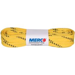 Merco PHW-12 šnúrky do korčúľ voskované žltá