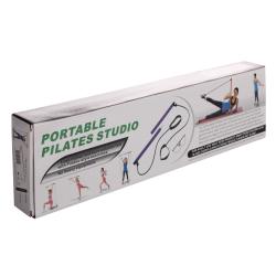 Merco Pilates Sticks posilovací tyč s gumou fialová