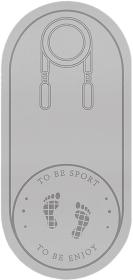 Merco Podložka tlumící Jumping Mat 140x66cm na skákání a cvičení šedá