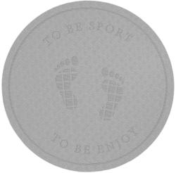 Merco Podložka tlumící Jumping Mat kulatá 58cm na skákání a cvičení šedá