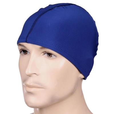 Merco Polyester Cap královsky modrá plavecká čepice