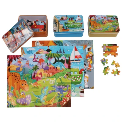 Merco Puzzle Set Boy puzzle pro kluky 100 dílků