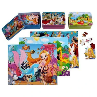 Merco Puzzle Set Girl puzzle pro dívky 100 dílků Merco Puzzle Set Girl puzzle pro dívky 100 dílků