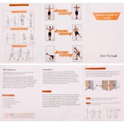 Merco Resistance Band Set TPE posilovací gumy