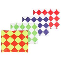 Merco Rohový praporek látka červená-bílá (VÝPRODEJ)