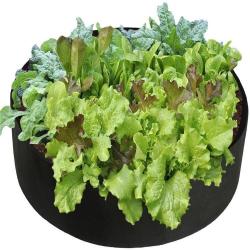 Merco Round 127 textilní květináč černá