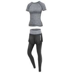 Merco Runner Long 2W fitness set šedá Merco Runner Long 2W fitness set šedá