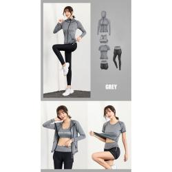 Merco Runner Long 2W fitness set šedá