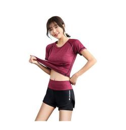 Merco Runner Short 2W fitness set plum