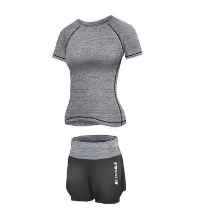 Merco Runner Short 2W fitness set šedá