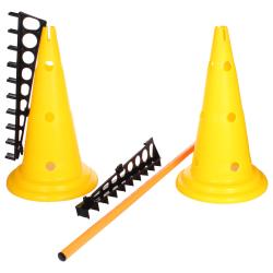 Merco Sada na přeskoky SP-1 2x kužel s držákem + tyč