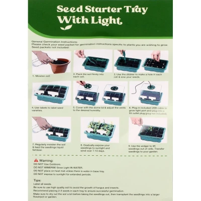 Merco Seedling Pot 12 Light minipařeniště sada 5 ks