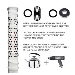 Merco Shrink Grip koncovka na hokejku biela