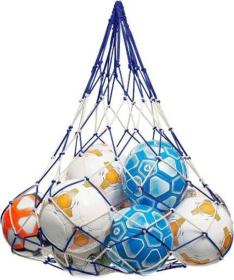 Merco Síť Pocket na míče s popruhem přes rameno černo/bílá