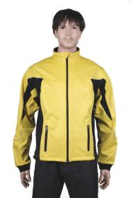 Merco Ski Windproof softshelová bunda žlutá-černá