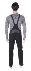 Merco Ski Windproof softshelové kalhoty černá