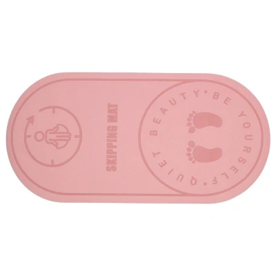 Merco Skipping Mat 6 podložka na skákání růžová Merco Skipping Mat 6 podložka na skákání růžová