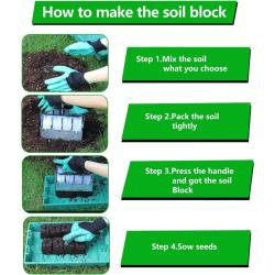 Merco Soil Blocker nástroj pro výsadbu semen