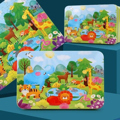 Merco Svět Zvířat puzzle 100 dílků