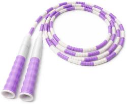 Merco Švihadlo korálkové plastové 2,8m fialovo/bílé