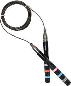 Merco Švihadlo Self-Lock 2,8m hliníkové rukojeti ocelové lanko černé