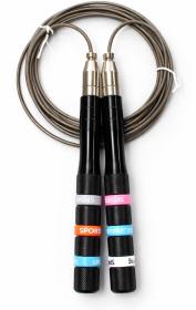 Merco Švihadlo Self-Lock 2,8m hliníkové rukojeti ocelové lanko černé