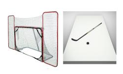 Merco Target hokejová bránka skladacia, s bočnou sieťou + Sport365 strelecká doska 300x150x0,3 cm Merco Target hokejová bránka skladacia, s bočnou sieťou + Sport365 strelecká doska 300x150x0,3 cm