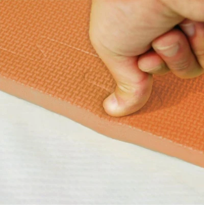 Merco Tatami podložka na cvičenie 100x100cm pena 1cm oranžová 1ks