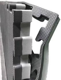 Merco Tatami podložka na cvičení 100x100cm pěna 2,5cm šedo-černá 1ks