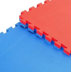Merco Tatami podložka na cvičení 100x100cm pěna 2cm červeno-modrá 1ks