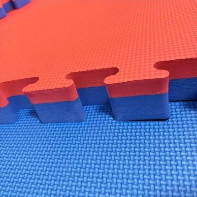 Merco Tatami podložka na cvičenie 100x100cm pena 2cm červeno-modrá 1ks