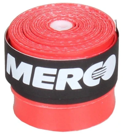 Merco Team overgrip omotávka tl. 0,5 mm červená POUZE 1 ks (VÝPRODEJ)