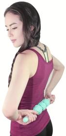 Merco Tyč masážní rehabilitační 40cm roller na uvolnění svalů modrý