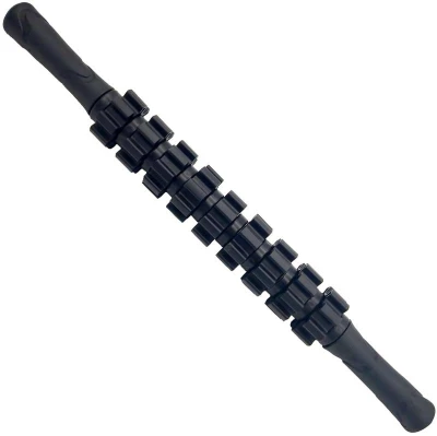 Merco Tyč masážní rehabilitační 47,5cm roller na uvolnění svalů černý Merco Tyč masážní rehabilitační 47,5cm roller na uvolnění svalů černý