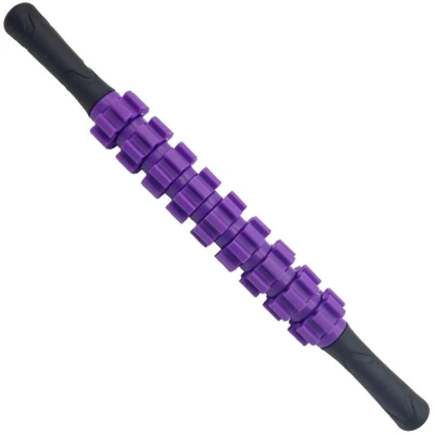 Merco Tyč masážní rehabilitační 47,5cm roller na uvolnění svalů fialový Merco Tyč masážní rehabilitační 47,5cm roller na uvolnění svalů fialový