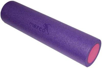 Merco Válec masážní 90x15cm fitness roller pěnový fialovo-růžový Merco Válec masážní 90x15cm fitness roller pěnový fialovo-růžový