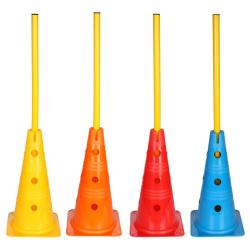 Merco Vario kužel s otvory žlutá 38 cm